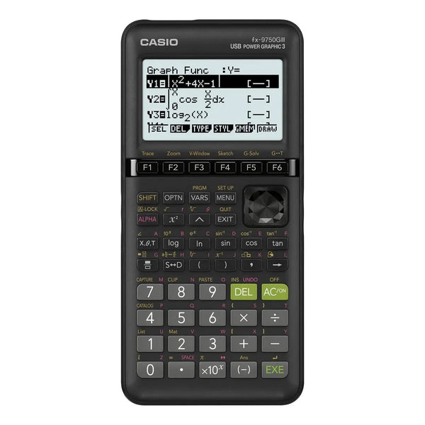 Calculadora Casio Fx-9750giii Graficadora Y Programable Color Negro - Imagen 1
