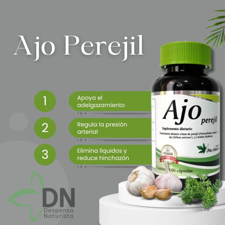 Ajo Perejil Adelgazante X 100 - Imagen 4