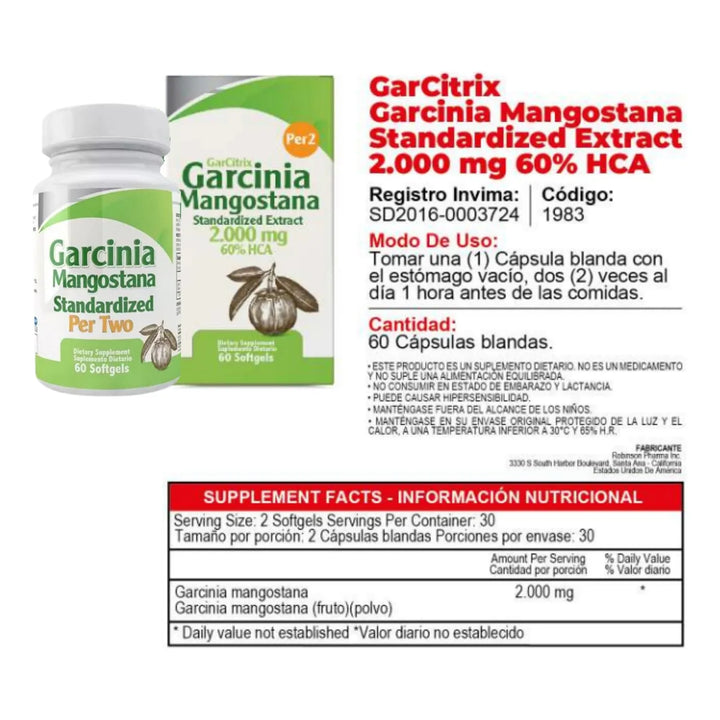 Garcinia Mangostana Garcitrix - Imagen 2