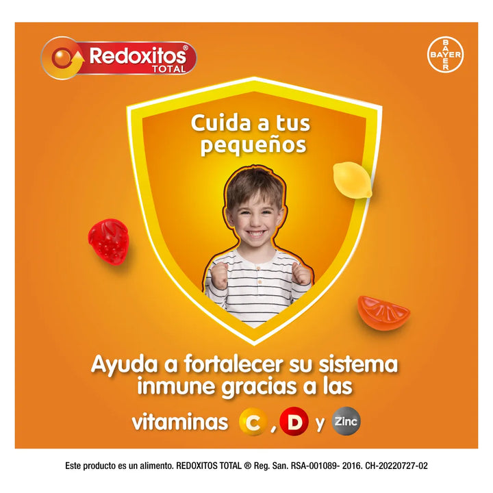 Redoxitos Total Gums 25 Co Naranja - Fresa - Limón - Imagen 6