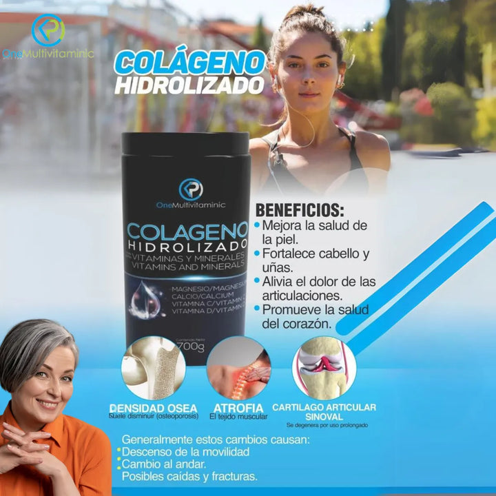 Colageno Hidrolizado Onemultivi Vainilla - Imagen 2