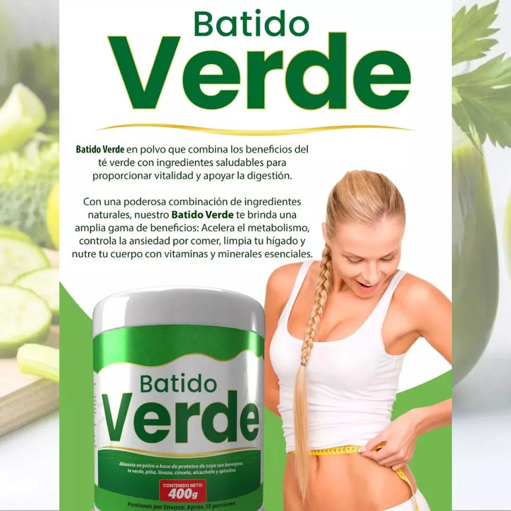Batido Verde Detox Natural - Imagen 6