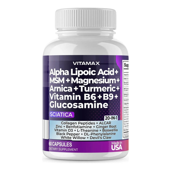 Cápsulas Para Salud Nervio Ciático Con Ácido Fólico Guisante - Imagen 1