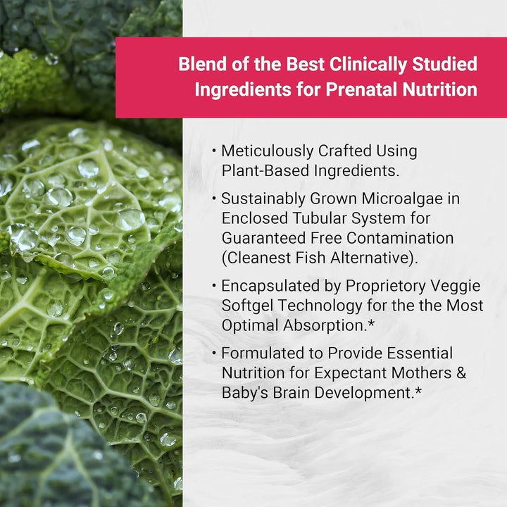 Aceite De Algas Dha Epa Dpa Vitamina D3 Folato Activo 60 Gel - Imagen 5