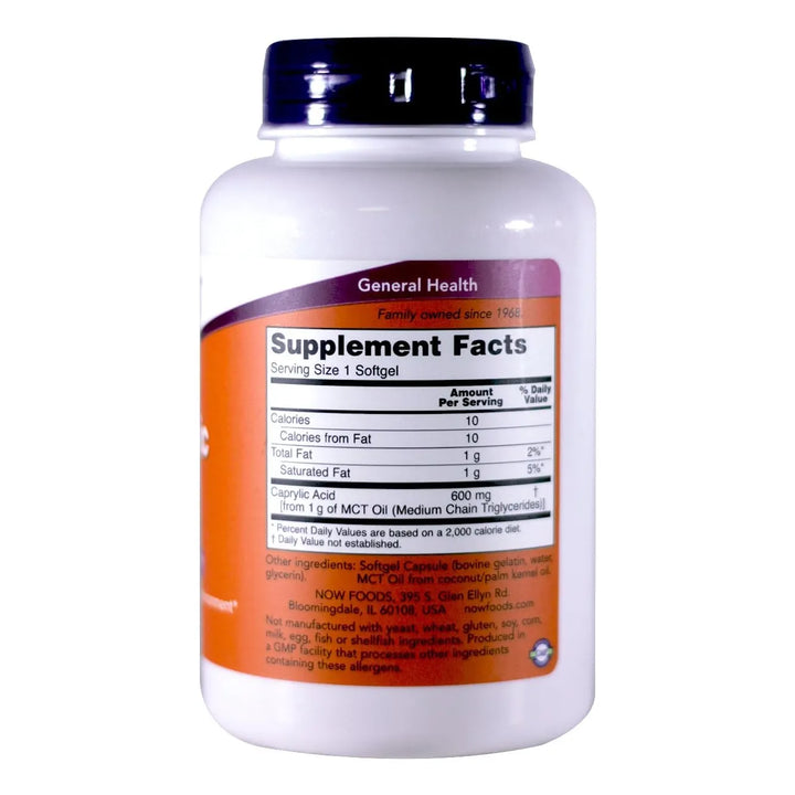 Ácido Caprílico 600 Mg 100 Cápsulas Blandas Paquete Doble - Imagen 2