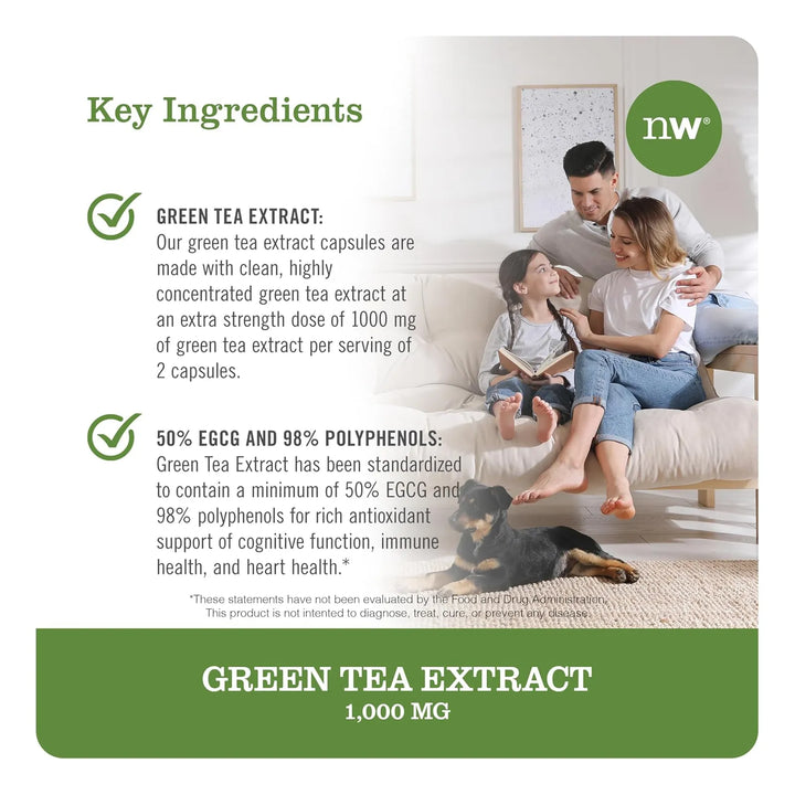 Cápsulas De Extracto De Té Verde 1000 Mg 50% Egcg 98% Polife - Imagen 5