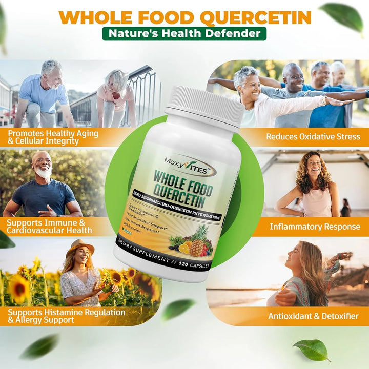 Quercetina 500 Mg Con Bromelina Bioactiva Apoyo Estacional A - Imagen 2