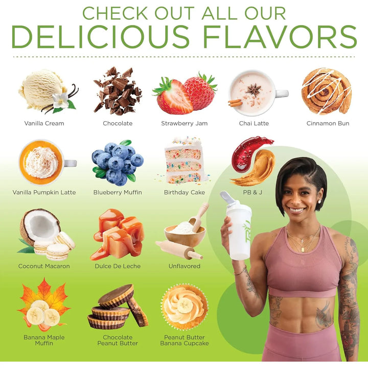 Proteína En Polvo Vegetal Sabor Magdalena De Arce Y Plátano - Imagen 5