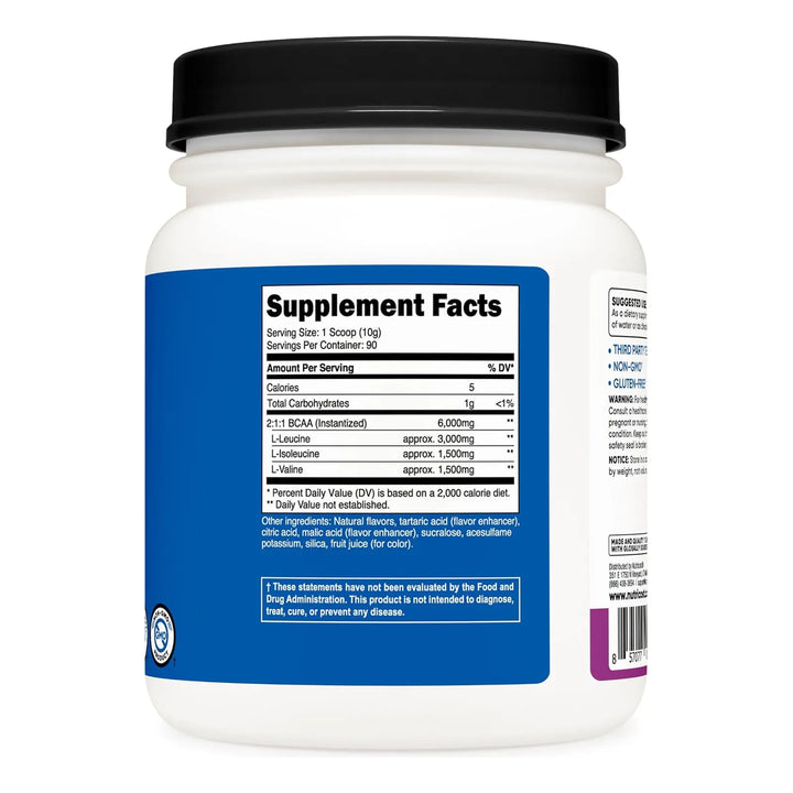 Polvo Bcaa Relación 211 Ganancia Muscular Sabor Refrescante - Imagen 4