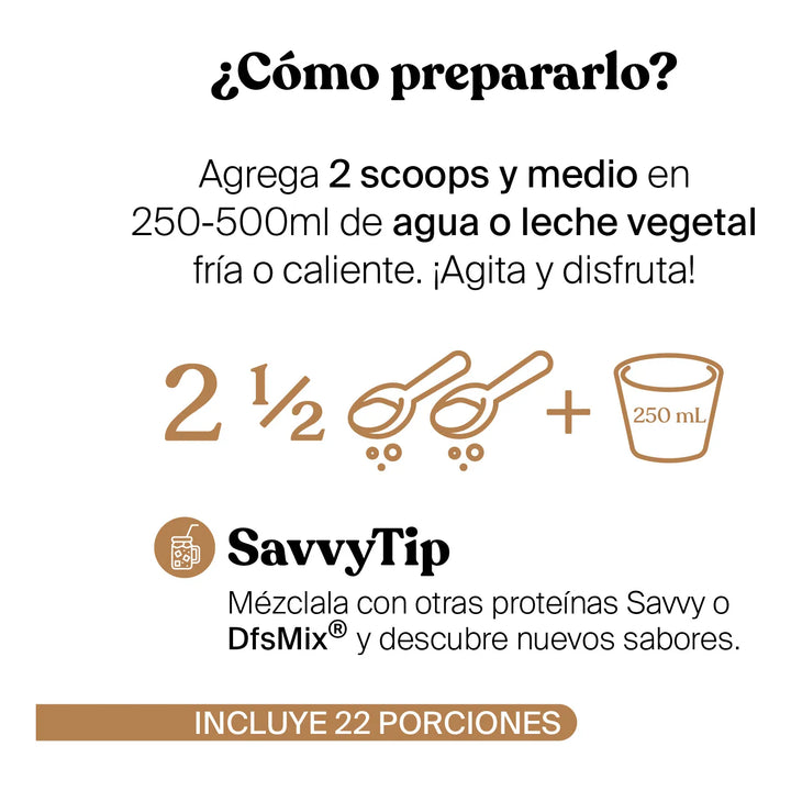 Proteína Savvy Caramel Vanilla Bone Broth 560g - Imagen 4