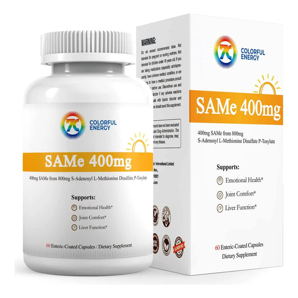 Cápsulas De S-adenosilmetionina 400 Mg Con Vitamina B6 Y B12 - Imagen 1