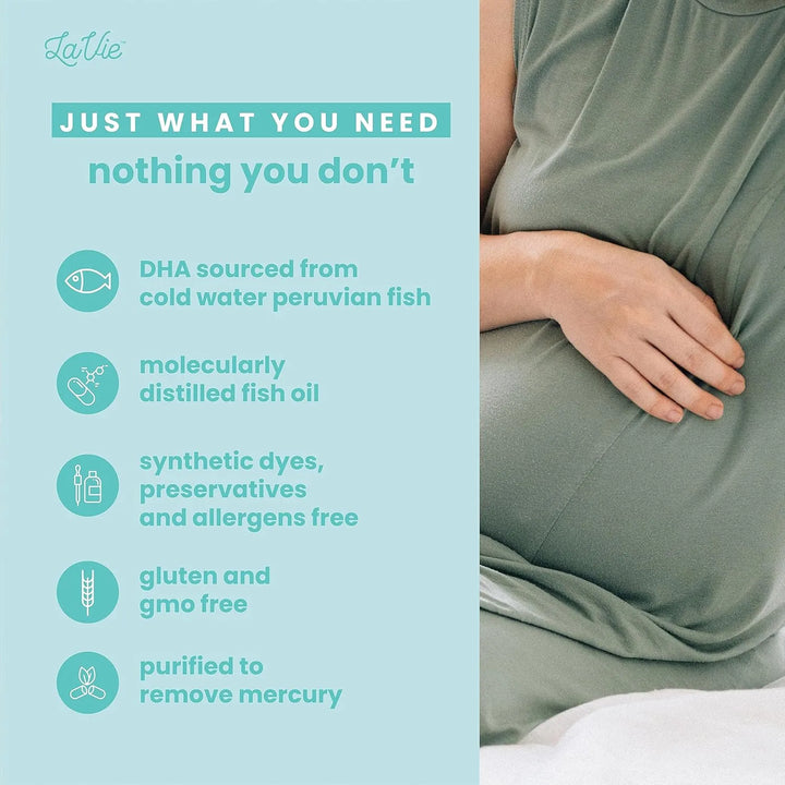 Vitaminas Prenatales Con Jengibre Dha Ácido Fólico Y Hierro - Imagen 4