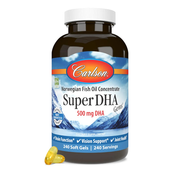 Cápsulas De Aceite De Pescado Noruego 500 Mg DHA 640 Mg Ácidos Grasos Omega 3