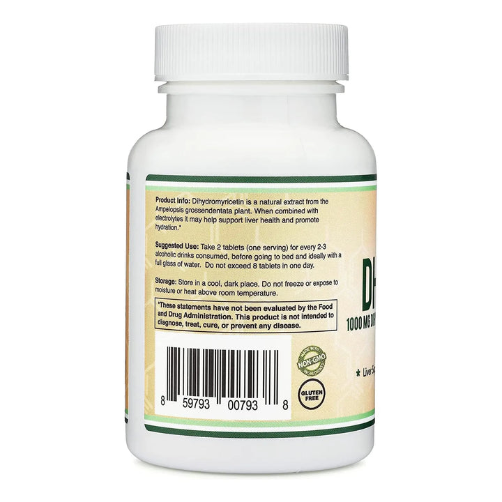 Cápsulas De Dihidromiricetina Dhm1000 1000 Mg 30 Unidades Co - Imagen 4