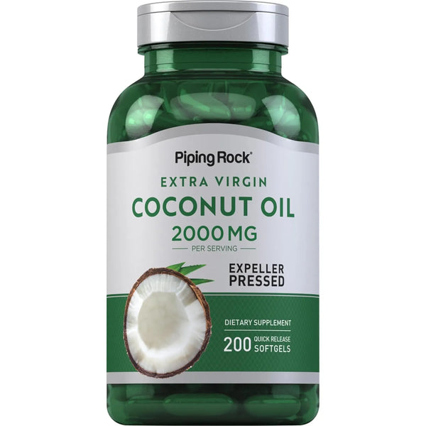 Aceite De Coco Extra Virgen 2000 Mg Para Piel Y Cabello 200 - Imagen 1