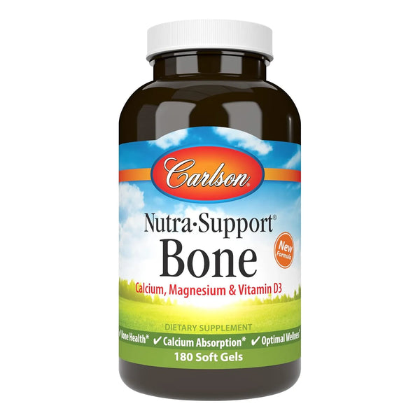 Nutra-support Hueso Calcio Magnesio Vitamina D3 Salud Ósea A - Imagen 1