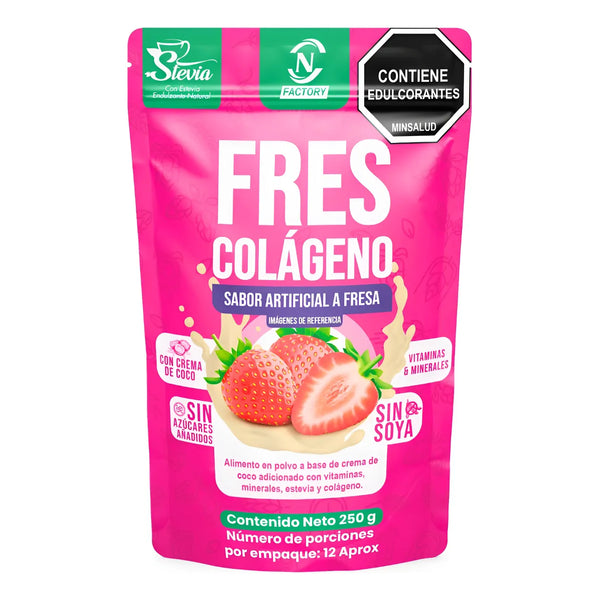 Frescolágeno Fresa Nutrition Factory 250g - Imagen 1