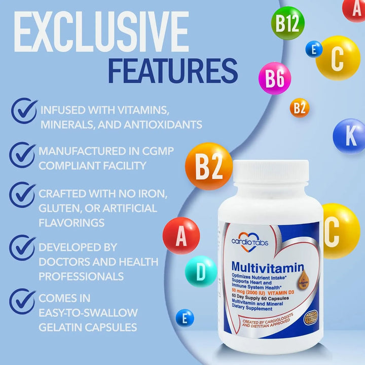 Multivitamínico Para El Corazón E Inmunidad Con Complejo De - Imagen 3