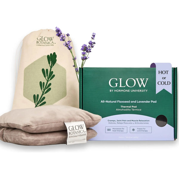 Almohadilla Termica Linaza Lavanda Terapia Calor Frio Alivio Muscular Y Menstrual