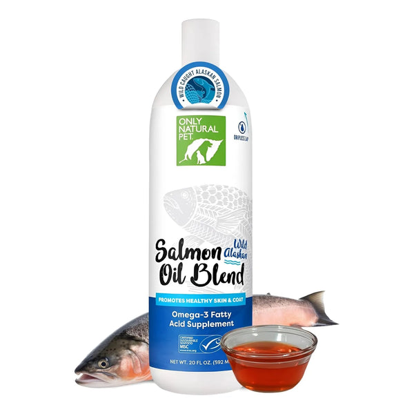 Aceite De Salmón De Alaska Líquido Omega 3 Y 6 Para Perros Y - Imagen 1