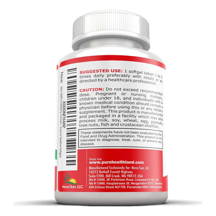 Arándano Concentrado 12600 Mg Triple Fuerza Para Infección U - Imagen 2