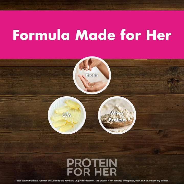 Proteína En Polvo Sabor Caramelo Moca Con Cla Y Biotina Para - Imagen 8