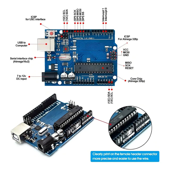 Kit Completo REXQualis S29 Con Placa ATmega328P Y 30+ Componentes Para ...
