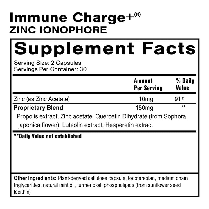 Inmunidad Zinc Quercetina Luteolina Hesperetina Soporte Gast - Imagen 2
