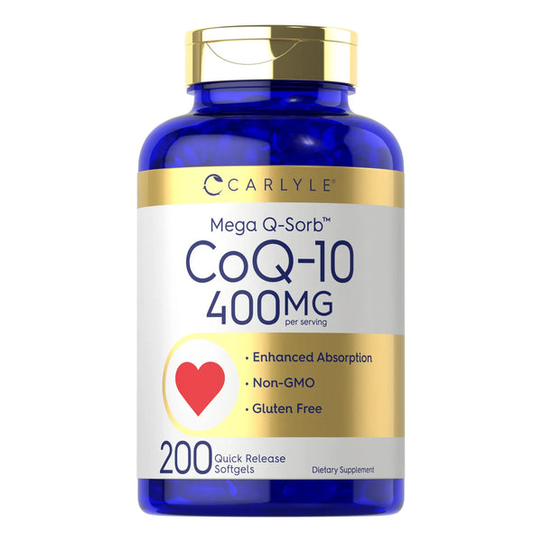 Cápsulas Blandas Coenzima Q10 400 Mg 200 Unidades Alta Absorción