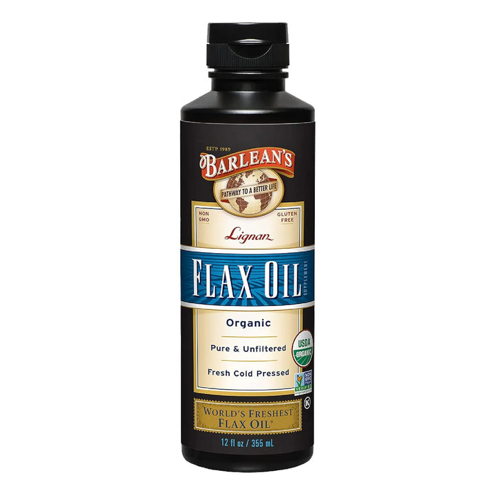 Aceite De Linaza Orgánico 7230mg Ala Omega-3 Premium 355 Ml - Imagen 1