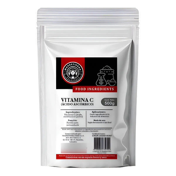 Vitamina C Ácido Ascórbico 500g Cítrico - Imagen 1