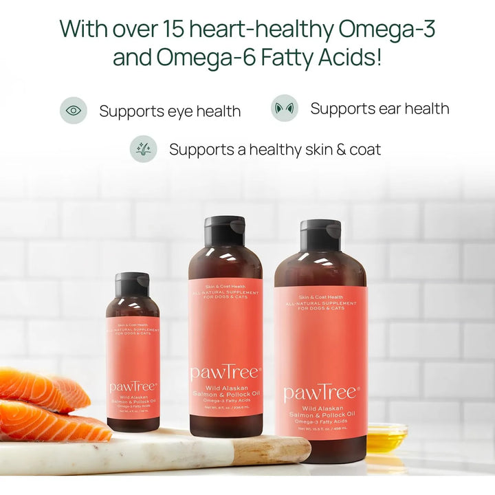 Aceite De Salmón Para Mascotas Control De Desprendimiento Al - Imagen 3