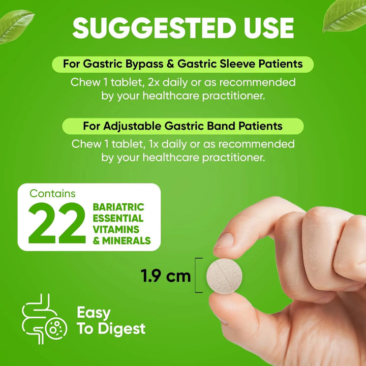 Tabletas Masticables Multivitamínicas Avanzadas Para Cirugía - Imagen 4