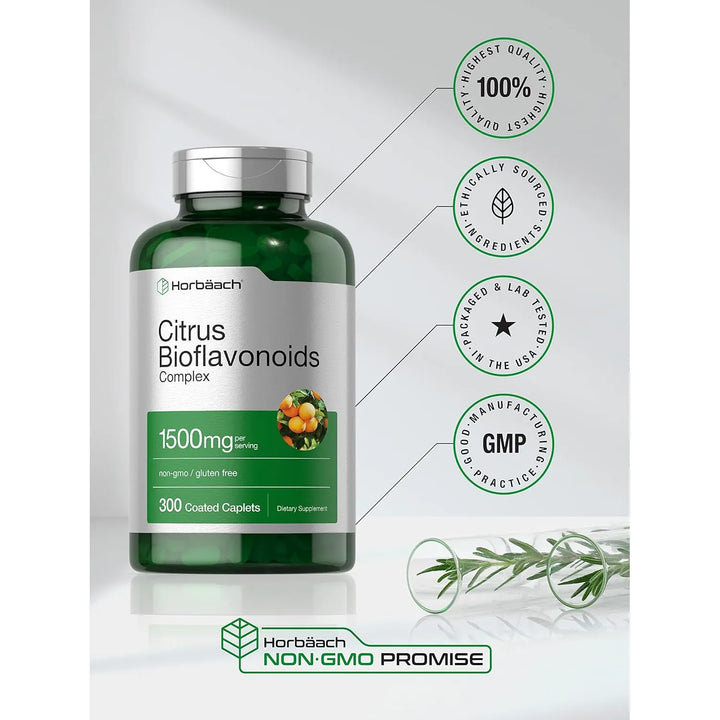 Bioflavonoides Cítricos 1500 Mg 300 Cápsulas Fórmula Vegetar - Imagen 5