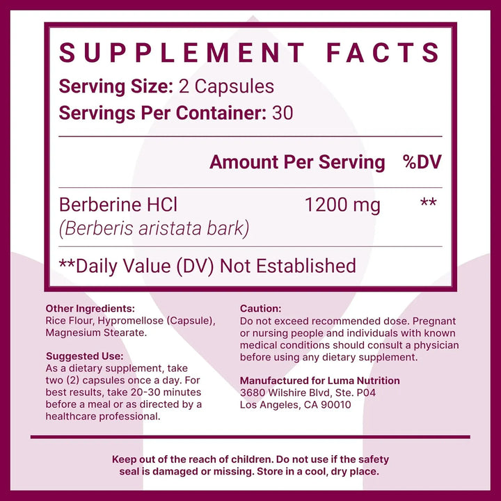 Berberina Hci 1200 Mg 60 Cap Beneficios Para La Salud Digest - Imagen 6
