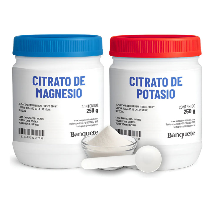 Citrato De Potasio Y Magnesio 250gr Tarro - Imagen 1