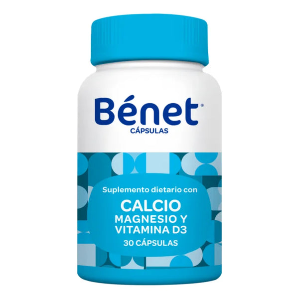 Cápsulas Bénet Calcio + Vitamina D3 - Imagen 1