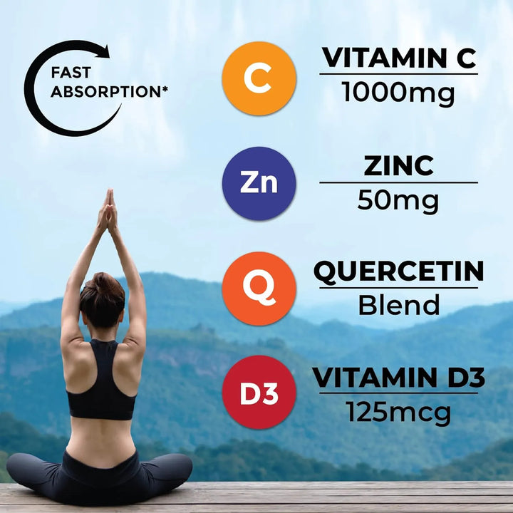 Refuerzo Inmunológico 8 En 1 Raíz De Astrágalo Vitamina C Zi - Imagen 5