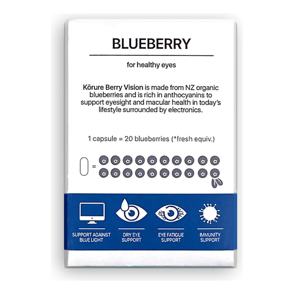 Korure Berry Vision Arándano Orgánico Certificado 120g Para - Imagen 1