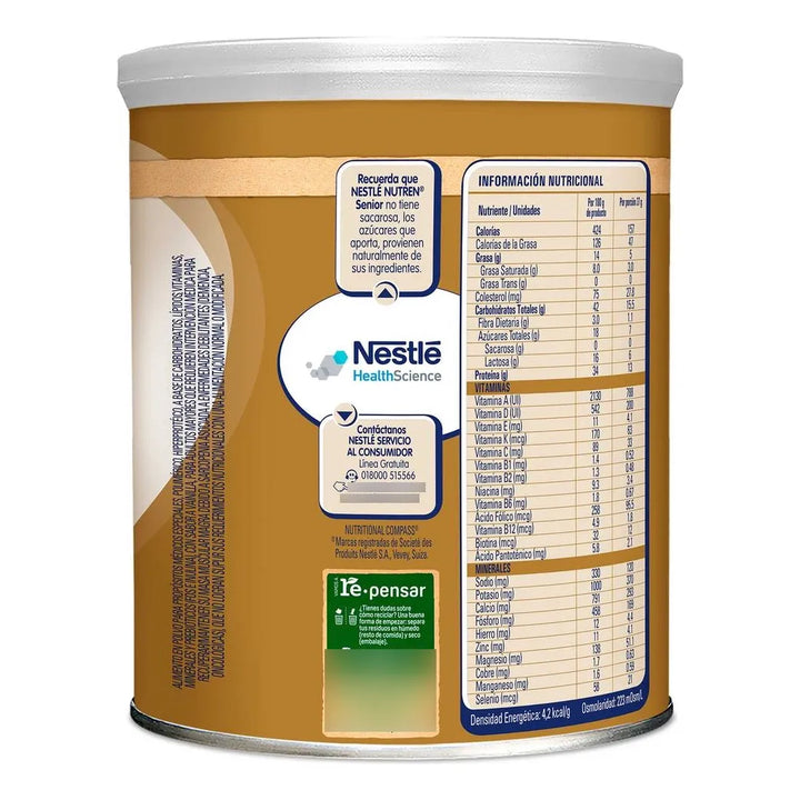 Nutren Senior Vainilla X 370g - Imagen 2