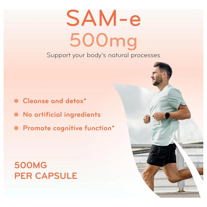 Cápsulas De Sam-e 500 Mg 180 Unidades Potencia Emocional Sal - Imagen 4