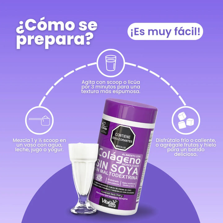 Colágeno Hidrolizado Vitaliah Vainilla - Imagen 5