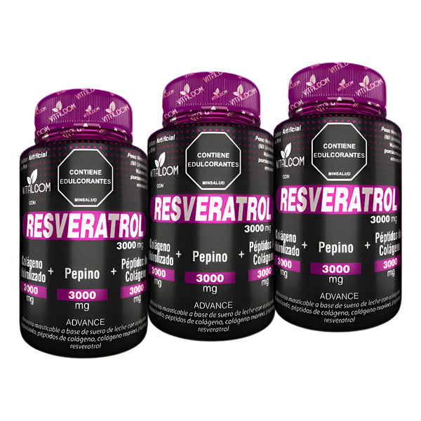 Resveratrol Puro Original X3 Natural - Imagen 1