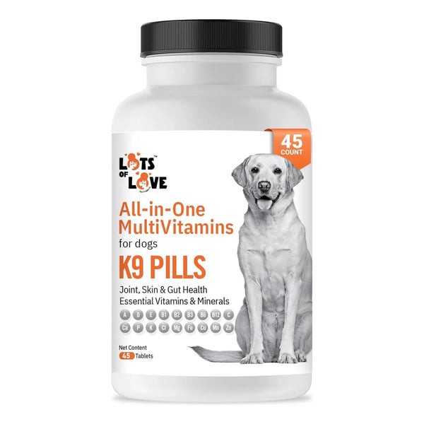 Multivitaminico Canino K9 Pills Para Perros Pequenos Medianos Y Grandes 45 Unidades