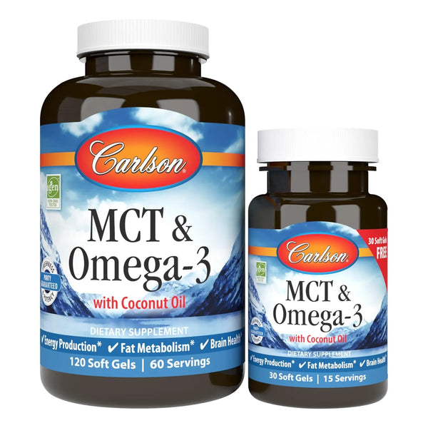 Aceite De Coco Mct Omega 3 Ácidos Caprílicos Cápricos Epa Dh - Imagen 1