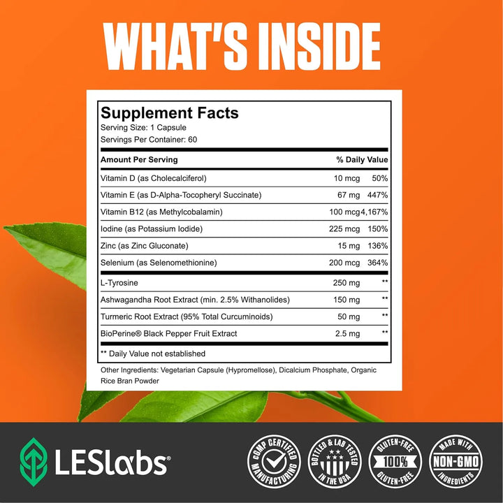 Estimulante Natural Para Tiroides Salud Metabolismo Con Yodo - Imagen 4