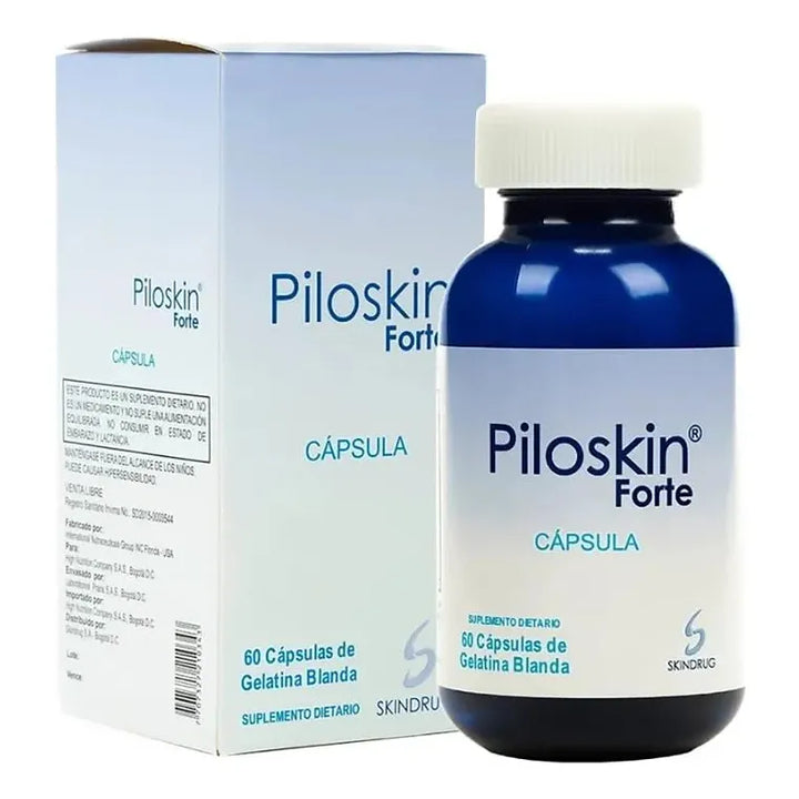 Piloskin Biotina Forte - Skindrug 60 Capsulas - Imagen 3