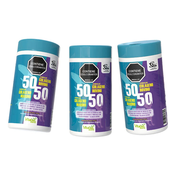 Colágeno Hidrolizado Marino + Bovino Vitaliah X3 - Imagen 1
