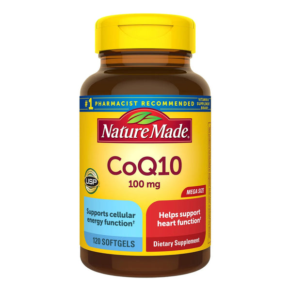 Capsulas Blandas Coq10 100 Mg Para Salud Cardíaca 120 Unidades