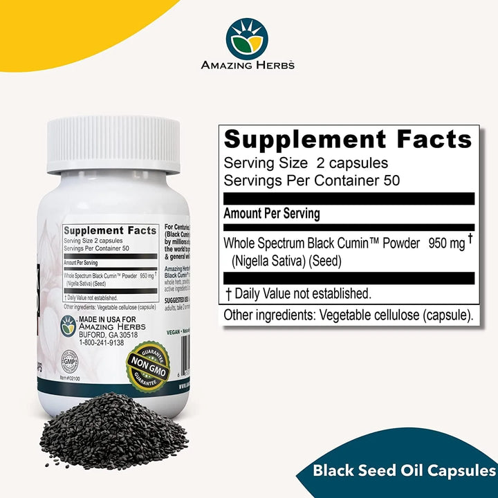 Cápsulas De Nigella Sativa Prensadas En Frío Para Salud Dige - Imagen 5